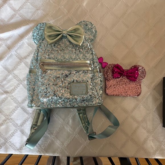Loungefly disney backpack and wallet main image 6